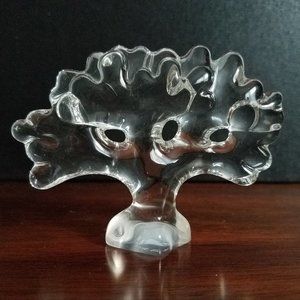 CRISTAL DE SEVRES CLEAR CRYSTAL CORAL TREE FIGURIN